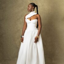 Tokoni Drop-Waist Corset Maxi Dress