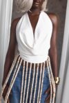 ERE Beaded Top