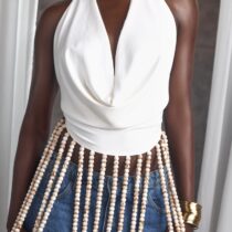 ERE Beaded Top